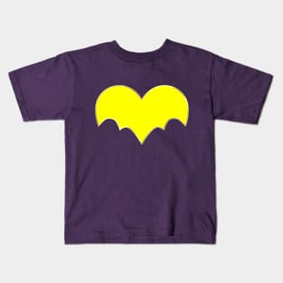 Bat Hero Heart Kids T-Shirt